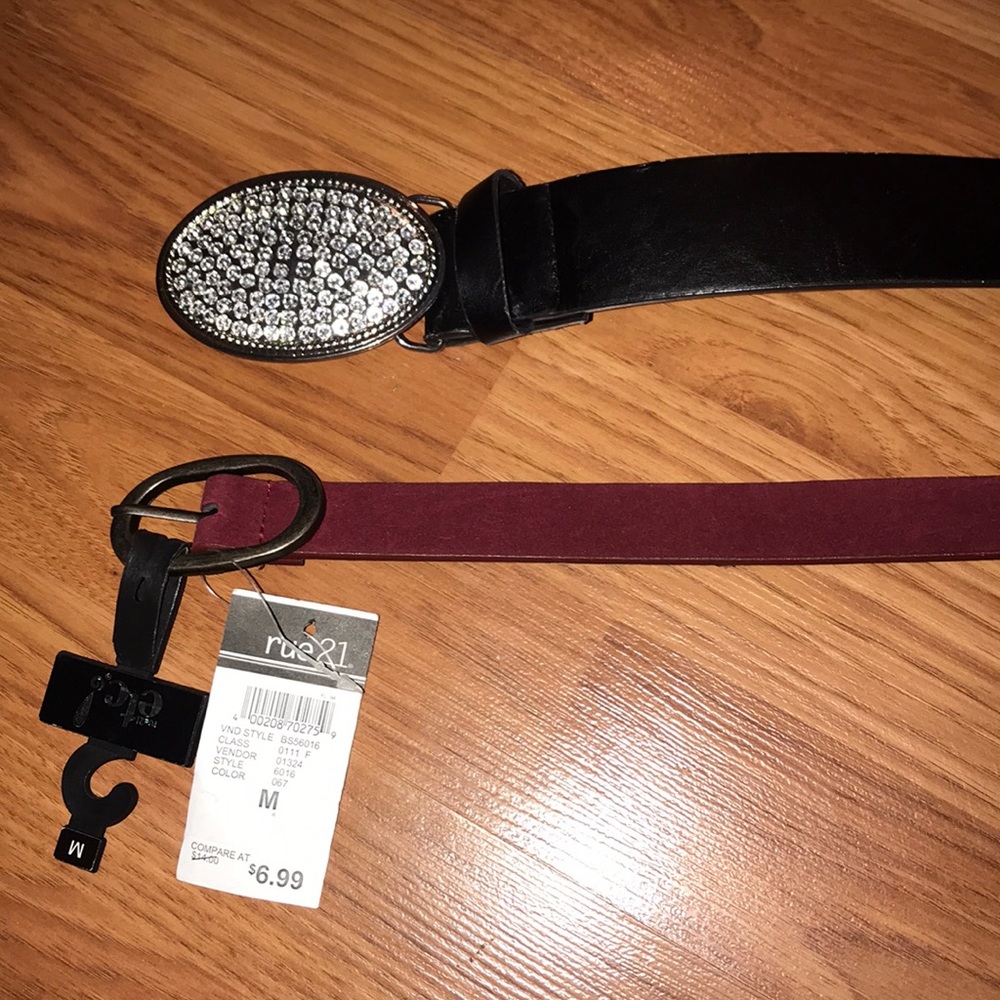 A set of two belts